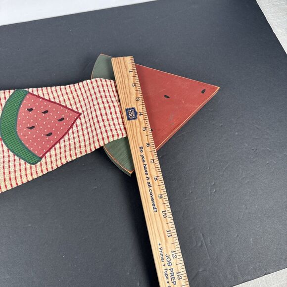 Country Cabin Cottage Core Towel Hangers With Towels Hearts & Watermelon Design - Picture 16 of 16